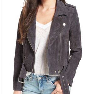 SOLD Like New BLANKNYC Grey Suede Leather Jacket